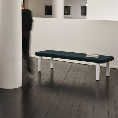 Panca contemporanea - 167 - Artek - in pelle / in legno compensato / in betulla