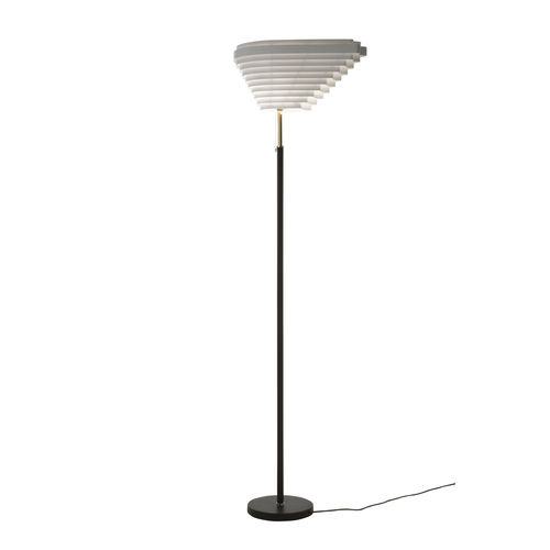 Lampada da terra - A805 “ANGEL WING“ - Artek - in acciaio / in nichel / in ottone lucidato