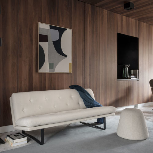 Divano contemporaneo - C684 - Artifort - in tessuto / in pelle / a slitta