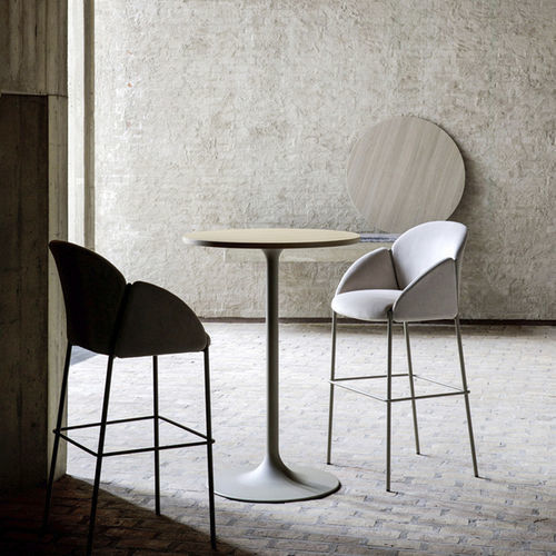 Sedia alta contemporanea - Andrea - Artifort - da interno / in tessuto / in acciaio