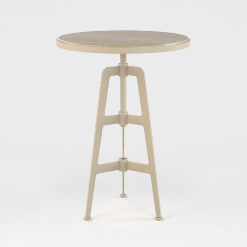 Tavolo alto contemporaneo - FLAMINGO - Autoban - in legno / in metallo / rotondo