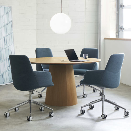 Tavolo da riunione contemporaneo - ANZA - BERNHARD design - in noce / in rovere / in laminato