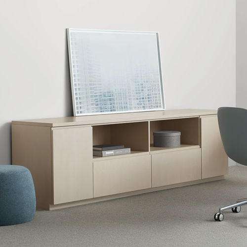Credenza contemporanea - A.K.A. - BERNHARD design - in rovere / in noce / impiallacciata in legno