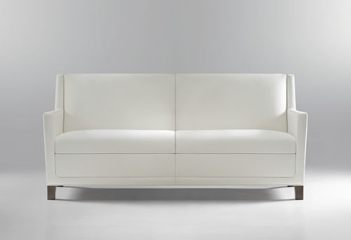 Divano contemporaneo - BLAINE - BERNHARD design - in tessuto / in pelle / con braccioli