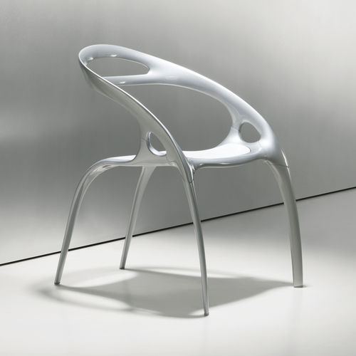 Sedia design originale - GO - BERNHARD design - da interno / in polipropilene / con supporto in metallo