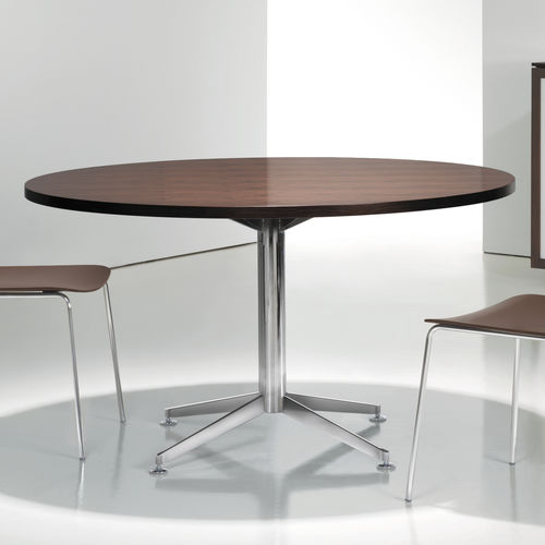 Tavolo contemporaneo - CIRCUIT - BERNHARD design - in noce / in acero / in rovere