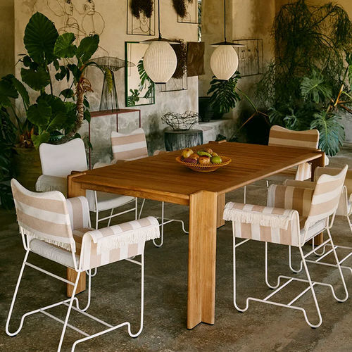 Sedia da pranzo contemporanea - TROPIQUE - GUBI - da interno / da esterno / in tessuto
