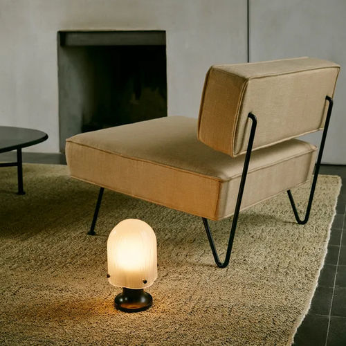 Lampada portatile - SEINE  - GUBI - in vetro sabbiato / contemporanea / senza fili
