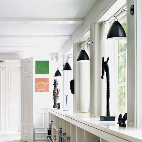 Applique in stile industriale - BL7 - GUBI - da interno / in ottone / conica