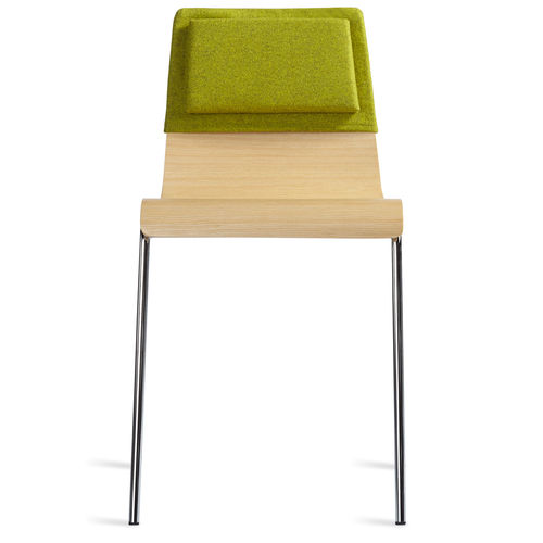 Sedia contemporanea - COZY COZY - BLU DOT - da interno / in metallo / per uso residenziale