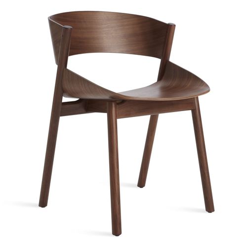 Sedia da pranzo contemporanea - PORT - BLU DOT - da interno / in legno compensato / in legno massiccio