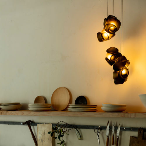 Lampada a sospensione - 100 SERIES - BOCCI - in nichel / in vetro / contemporanea