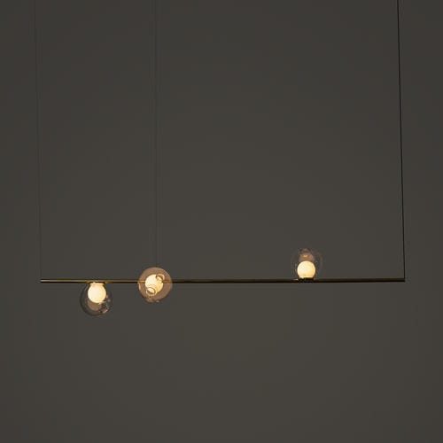 Lampada a sospensione - 28.3 - BOCCI - in ottone / in vetro / in vetro soffiato