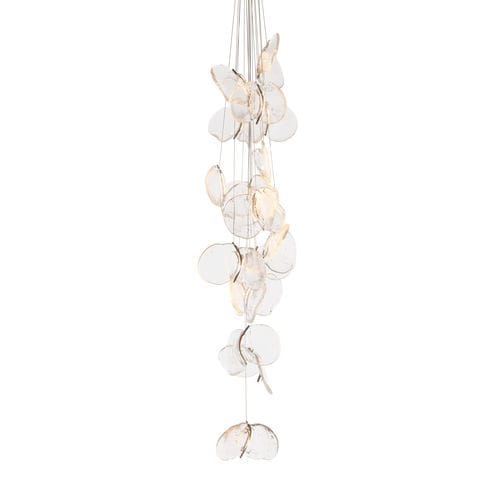 Lampadario contemporaneo - 141.19 - BOCCI - in acciaio / in vetro / contract