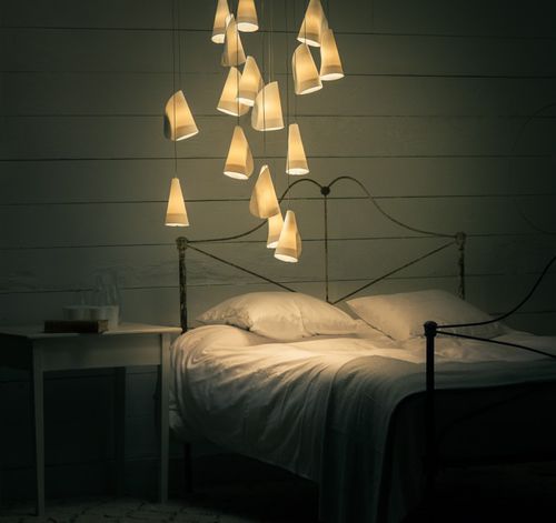 Lampada a sospensione - 21.14 - BOCCI - in vetro borosilicato / in porcellana / contemporanea