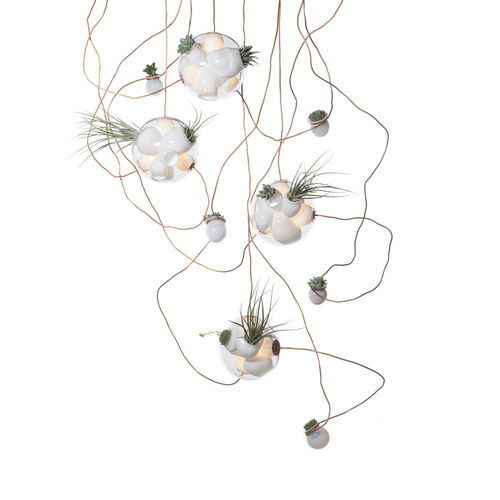 Lampada a sospensione - 38.11 - BOCCI - in rame / in vetro soffiato / contemporanea