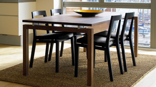 Tavolo contemporaneo - STRAIGHT - Carl Hansen & Son - in alluminio / allungabile