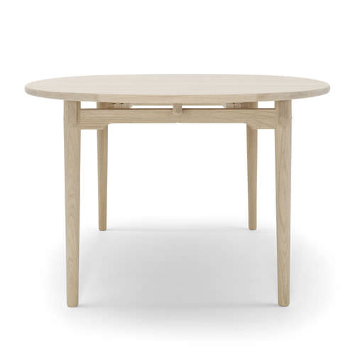 Tavolo contemporaneo - CH338 - Carl Hansen & Son - in legno / rotondo / di Hans J. Wegner