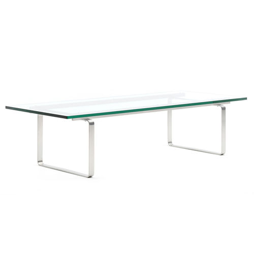 Tavolino basso contemporaneo - CH108 - Carl Hansen & Son - in vetro / rettangolare / per uso residenziale