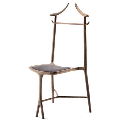 Sedia design organico - CHAMBRE CLOSE - CECCOTTI COLLEZIONI - da interno / in legno compensato / in noce americano