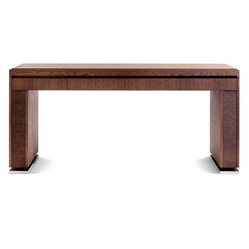 Consolle contemporanea - ICS - CECCOTTI COLLEZIONI - in rovere / in legno compensato / in marmo