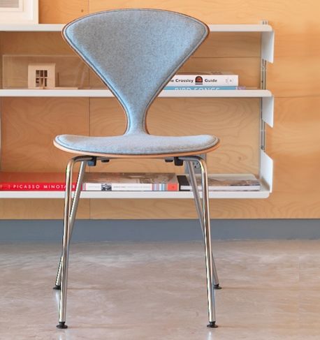 Sedia contemporanea - CSTK - Cherner - da interno / in faggio / in noce