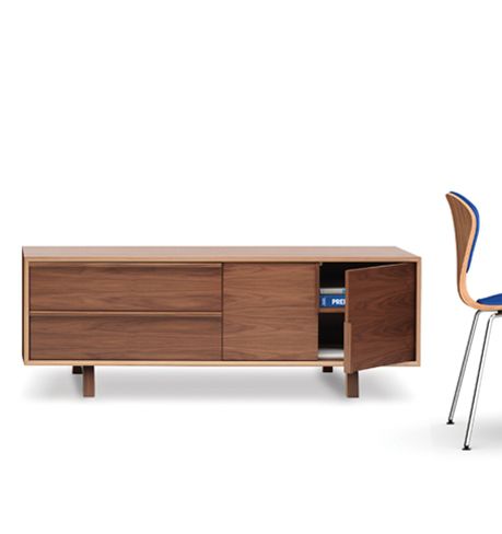 Credenza contemporanea - L602D2C series - Cherner - in compensato stampato / in laminato
