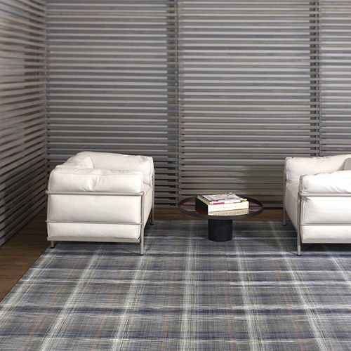 Tappeto contemporaneo - PLAID - Chilewich Sultan LLC - a righe / multicolore / in fibre sintetiche