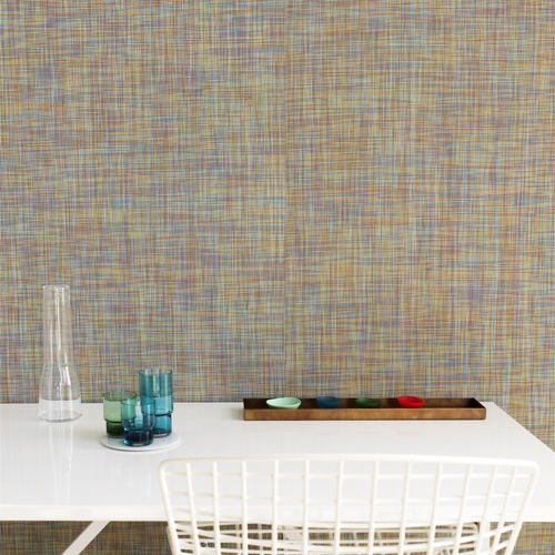 Tessuto da tappezzeria - MINI BASKETWEAVE - Chilewich Sultan LLC - da parete / a motivi / in PVC