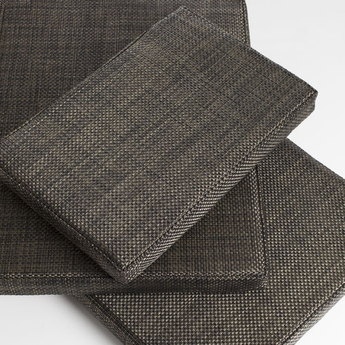 Tessuto da tappezzeria - BASKETWEAVE - Chilewich Sultan LLC - a righe / sintetico / in PVC
