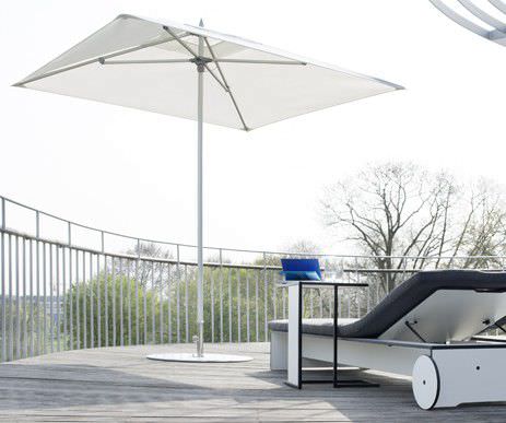 Ombrellone quadrato - PREMIUM - Conmoto - in alluminio / resistente al vento / per hotel