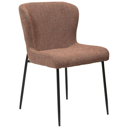 Sedia contemporanea - GLAM - DAN-FORM - da interno / in tessuto / con supporto in acciaio