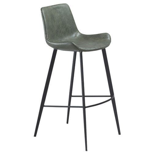 Sedia alta contemporanea - HYPE - DAN-FORM - da interno / in tessuto / in pelle