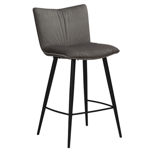 Sedia alta contemporanea - JOIN - DAN-FORM - da interno / in tessuto / in pelle