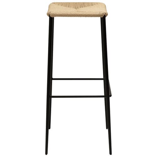 Sgabello da bar contemporaneo - STILETTO - DAN-FORM - in corda / con supporto in acciaio / con 4 gambe