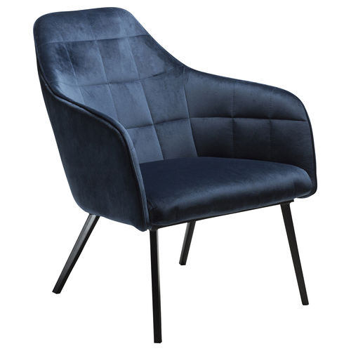 Poltrona classica - EMBRACE  - DAN-FORM - in velluto / in pelle / in acciaio