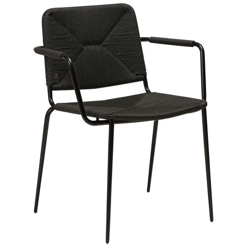 Sedia contemporanea - STILETTO - DAN-FORM - da interno / in corda / con supporto in acciaio