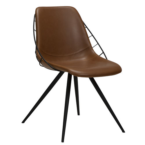 Sedia contemporanea - SWAY - DAN-FORM - da interno / in tessuto / in pelle
