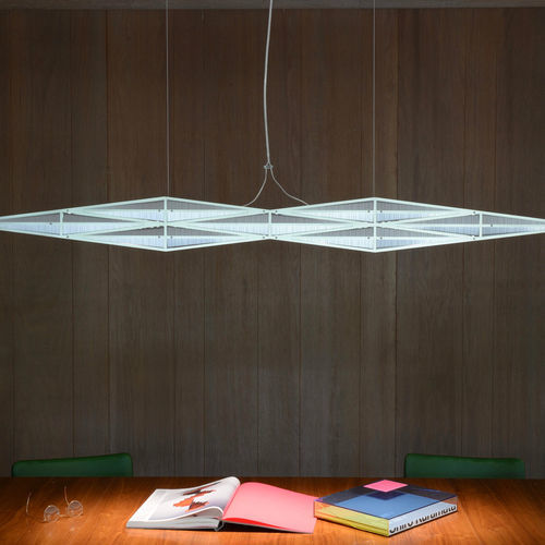 Lampada a sospensione - VERTEX - David D'Imperio - in acciaio inossidabile / contemporanea / con cavo