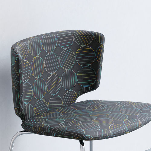 Tessuto da tappezzeria - SPIN - Design Tex  - con motivi geometrici / in vinile / con certificazione Greenguard®