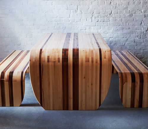 Tavolino basso contemporaneo - SURF-ACE - Duffy London - in legno / rettangolare / per uso residenziale
