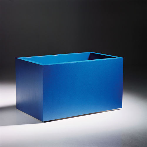 Vasca da bagno ad isola - XS - DURAT - in Solid Surface / in stile scandinavo / blu