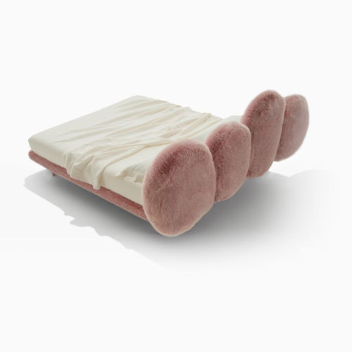 Letto matrimoniale - CIPRIA - edra - design originale / imbottito / con testiera