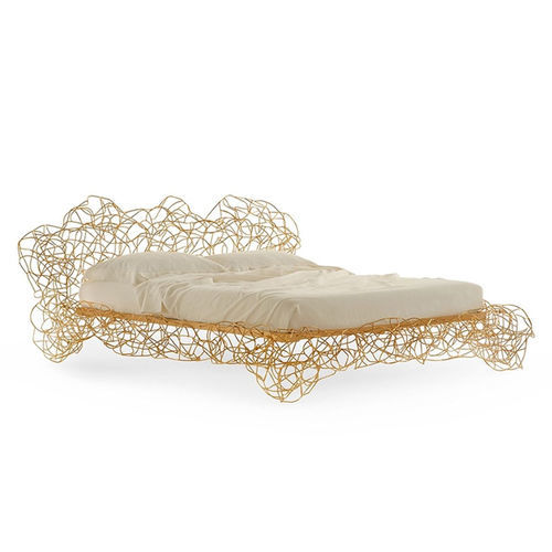 Letto matrimoniale - CORALLO - edra - design originale / con testiera / in acciaio