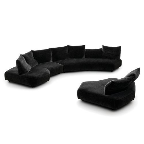 Divano modulare - ANYWHERE - edra - contemporaneo / in tessuto / in poliuretano