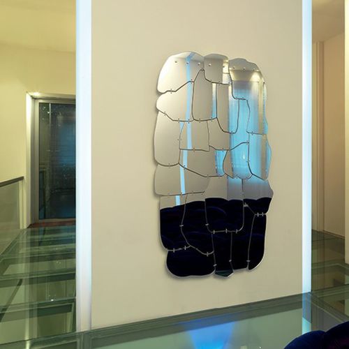 Specchio a muro - MIRAGGIO - edra - design originale / in metacrilato / in alluminio