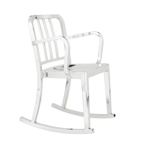 Sedia contemporanea - HERITAGE  - emeco - in legno / in alluminio / a dondolo