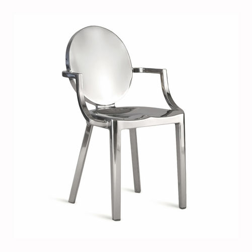 Sedia contemporanea - KONG : KONG AP - emeco - in alluminio / a medaglione / per uso residenziale