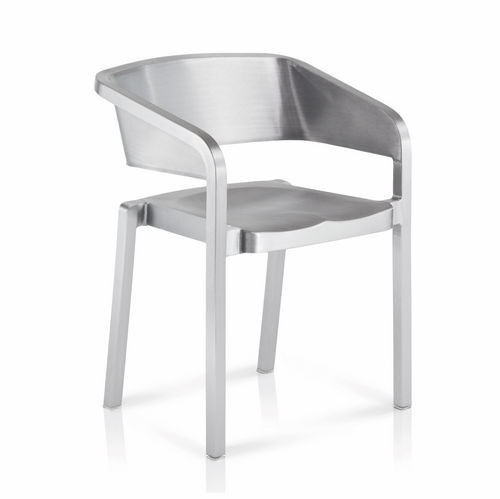 Sedia contemporanea - SOSO - emeco - in tessuto / impilabile / per uso residenziale