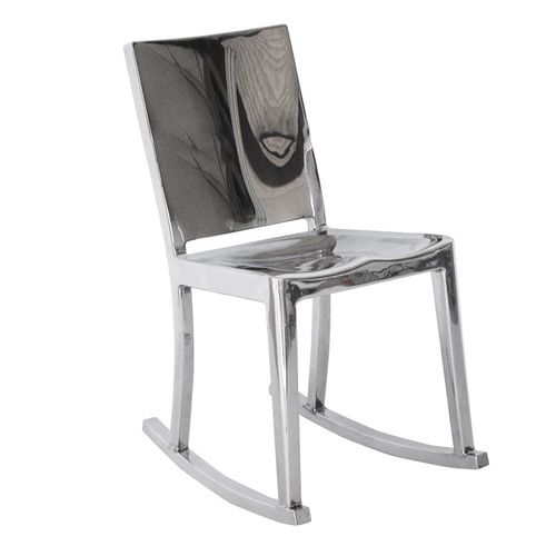 Sedia contemporanea - HUDSON : HUDROC P - emeco - in alluminio / a dondolo / per uso residenziale